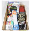 Image 1 : BOX W/ARTS & CRAFTS INCL. MARKERS, ADULT
