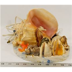 BEACHCOMBER ENTERPRISES SHELL TABLE LIGHT