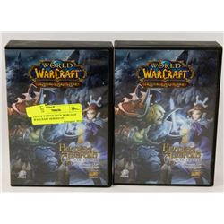 LOT OF 2 UPPERDECK WORLD OF WARCRAFT HEROES OF