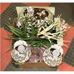 BOX W/SET OF LAMPS W/SWITCH ON CORD,