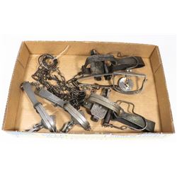 LOT OF 5 ANIMAL TRAPS.