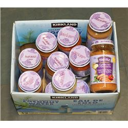 LOT OF 16 JARS OF ASSORTED BABY FOOD