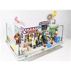 SIMPSONS MAIN STREET INTERACTIVE PLAYSET WITH