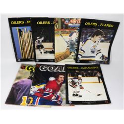 VINTAGE OILERS HOME GAMES MAGAZINES