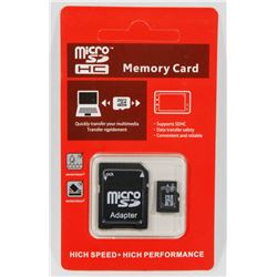 32GB MICRO SD W/ADAPTOR