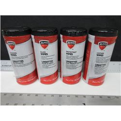 New Car Care / Glass , Protectant , Cleaning and Leather Wipes