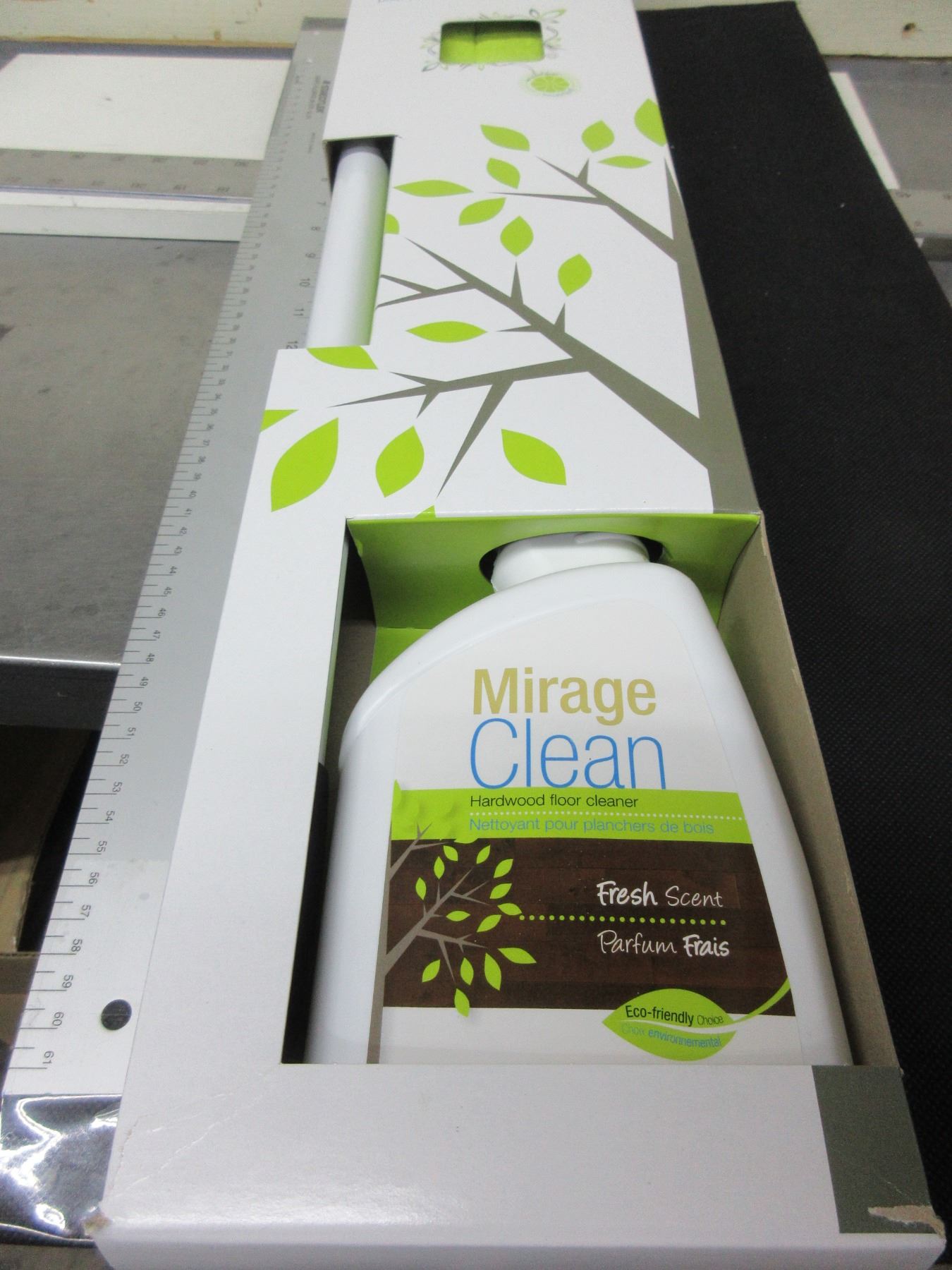 New Mirage Clean Complete Wood Floor Cleaning Kit Comes With