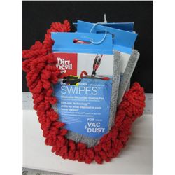 3 New Dirt Devil dry cleaning Swipes / washable microfiber dusting pad