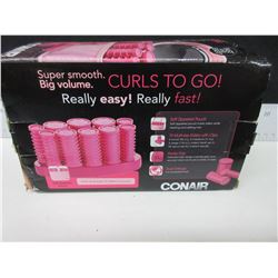 Conair Curls to Go Real easy real fast / 10 Multi size rollers