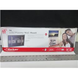 Barkan Tilt TV Wall Mount fits up to 65" TV's / Silver