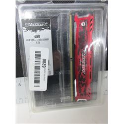 Ballistix Memory Kit 4GB DDR4 - 2400 UDIMM
