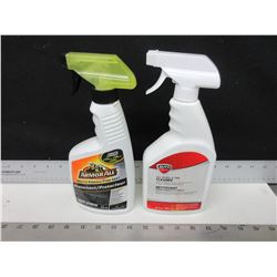 2 New Car Care / Armor All Protectant Spray & All Wheel & Tire Cleaner