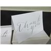 Image 2 : 6 Boxes of Wedding Collection Thank You Cards 50ct per box 300 total