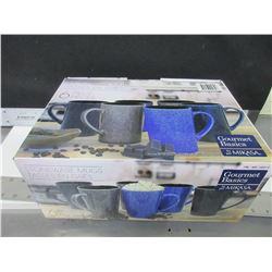 New 6 piece set of Mikasa Stoneware Mugs / Coffee Mugs