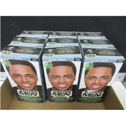 6 Just for Men original / Targets Grey for natural look / jet black