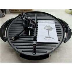 George Forman Electric Grill / no stick with grease tray great for indoor/outdoor