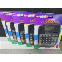 5 New Calculators / large buttons great for home or office