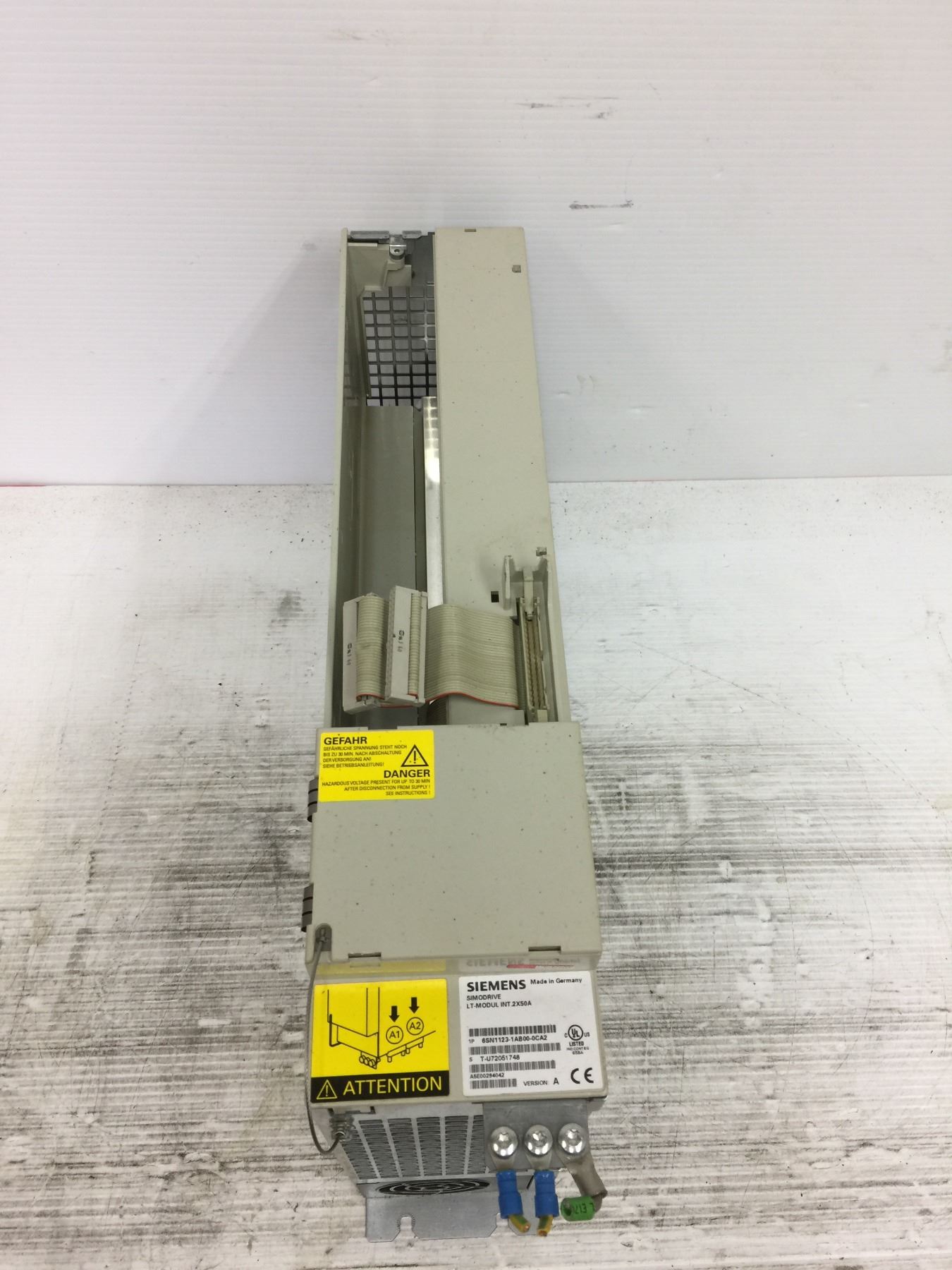 Siemens 6SN1123-1AB00-0BA1 Modulo di alimentazione Simodrive Siemens 6SN1123-1AB00-0BA1 Modulo di alimentazione Simodrive