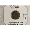 Image 3 : CIRCA A.D. 337 IMPERIAL ANCIENT COIN HELMETED ROMA