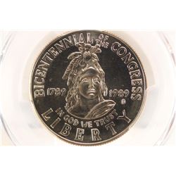 1989-D CONGRESS HALF DOLLAR PCGS MS69
