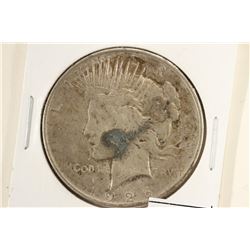 1926-D PEACE SILVER DOLLAR TONING SPOT