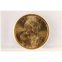 2001-P SACAGAWEA DOLLAR ICG MS68