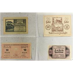 2-10 & 2-20 HELLERS GERMAN NOTGELDS CRISP UNC