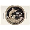 Image 1 : 1873 BAHAMAS 50 CENT SILVER PROOF .2667 OZ. ASW