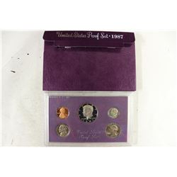 1987 US PROOF SET (WITH BOX)