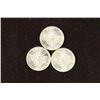 Image 1 : 3-1992 MEXICO 1/20 OZ. .999 FINE SILVER LIBERTADS