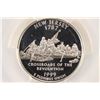 Image 1 : 1999-S SILVER NEW JERSEY QUARTER PCGS PR69 DCAM