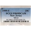 Image 3 : 1999-S SILVER NEW JERSEY QUARTER PCGS PR69 DCAM