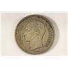 Image 2 : 1922 VENEZUELA SILVER 2 BOLIVAR