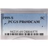 Image 3 : 1999-S JEFFERSON NICKEL PCGS PR69 DCAM