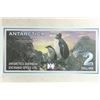 Image 1 : 1999 ANTARCTICA $2 COLORIZED WITH PENGUINS CU