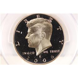 2006-S KENNEDY HALF DOLLAR PCGS PR70 DCAM