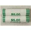 Image 1 : 2-$5 ROLLS OF 2009-D ROOSEVELT DIMES BRILLIANT UNC