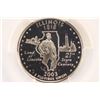 Image 1 : 2003-S SILVER ILLINOIS QUARTER PCGS PR69 DCAM