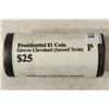 Image 1 : $25 ROLL OF 2012-P GROVER CLEVELAND 2ND TERM