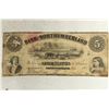 Image 1 : 1856-BANK OF NORTHUMBERLAND $5 OBSOLETE BANK NOTE