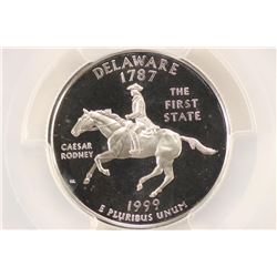 1999-S SILVER DELAWARE QUARTER PCGS PR69 DCAM
