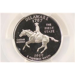 1999-S SILVER DELAWARE QUARTER PCGS PR69 DCAM