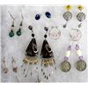 Image 3 : 15 Pairs of Earrings, Some Sterling Silver