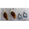 Image 4 : 15 Pairs of Earrings, Some Sterling Silver