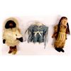 Image 1 : 3 Native American Dolls