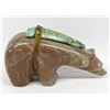 Image 1 : Zuni Carved Agate Bear Fetish