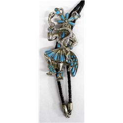 Vintage Route 66 Snake Dancer Bolo Tie