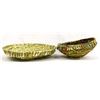 Image 2 : 2 Native American Hopi  3-Tones Sifter Baskets
