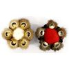 Image 1 : 2 Alaskan Eskimo Fur Embellished Pin Cushions