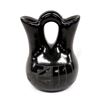 Image 1 : Santa Clara Matte on Black Pottery Wedding Vase